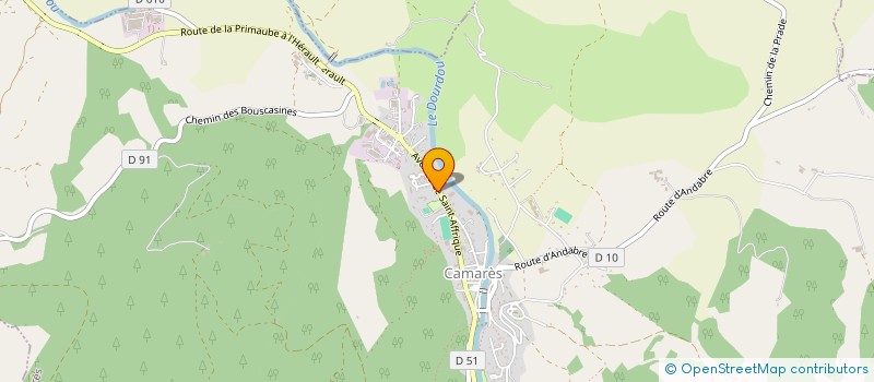 localisation de l'entreprise QUANJEVALCE  CAMARES