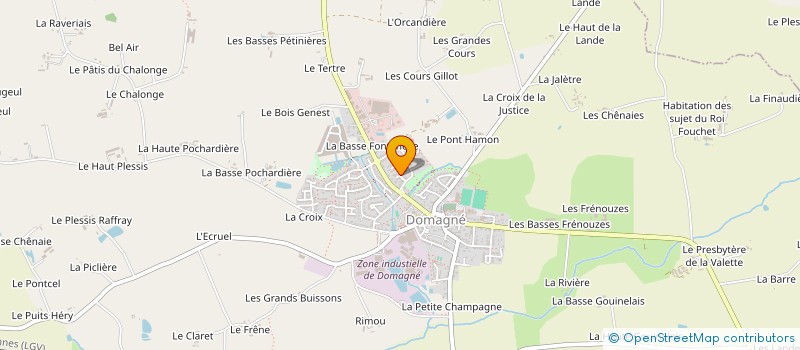 localisation de l'entreprise QUANOR  DOMAGNE