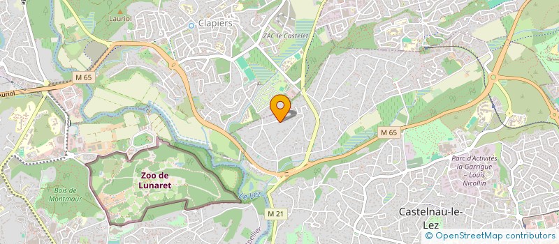 localisation de l'entreprise QUANTA GESTION à CASTELNAU-LE-LEZ