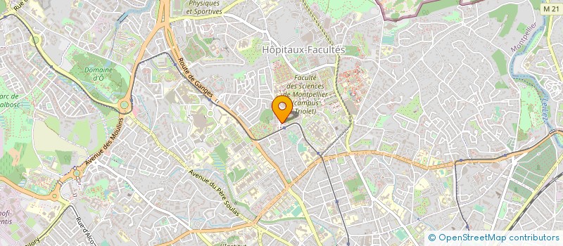 localisation de l'entreprise QUANTACELL à MONTPELLIER