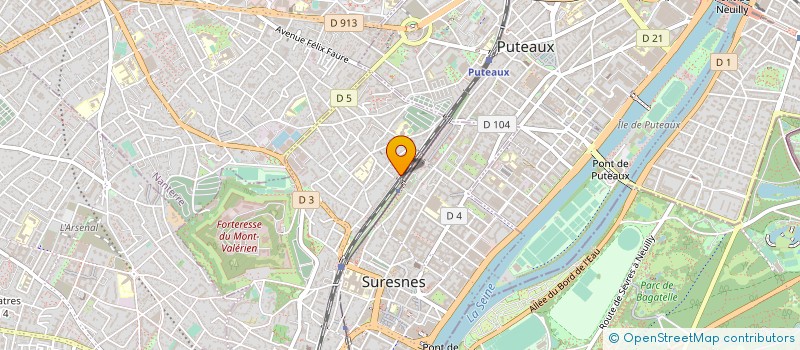 localisation de l'entreprise QUANTADS  SURESNES