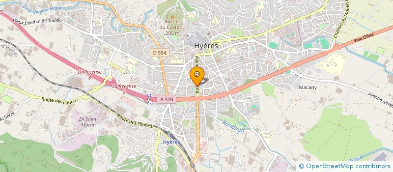 localisation de l'entreprise QUANTALIUM à HYERES