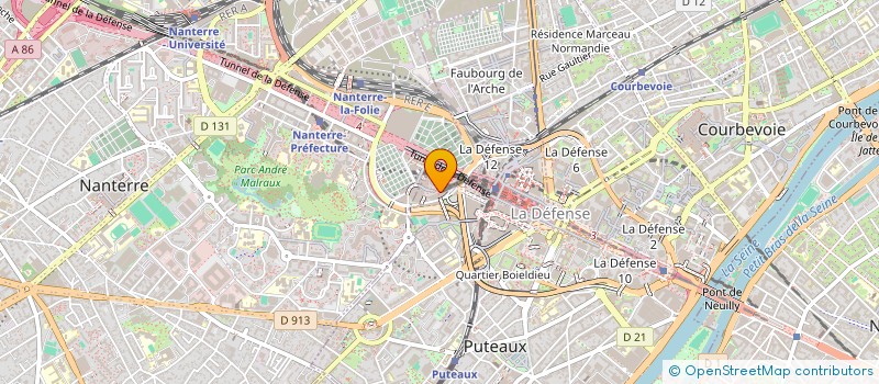 localisation de l'entreprise QUANTALYS à PUTEAUX