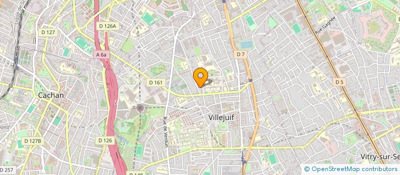 localisation de l'entreprise QUANTAMATRIX EUROPE à VILLEJUIF