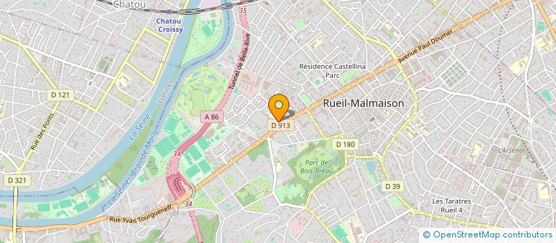 localisation de l'entreprise QUANTART à RUEIL-MALMAISON