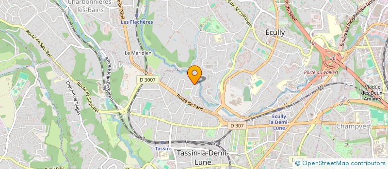 localisation de l'entreprise QUANTEK  TASSIN-LA-DEMI-LUNE