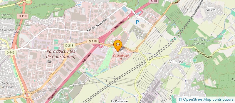localisation de l'entreprise QUANTEL TECHNOLOGIES à VILLEJUST