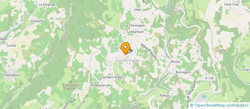 localisation de l'entreprise QUANTERA SC  SAINTE-PAULE