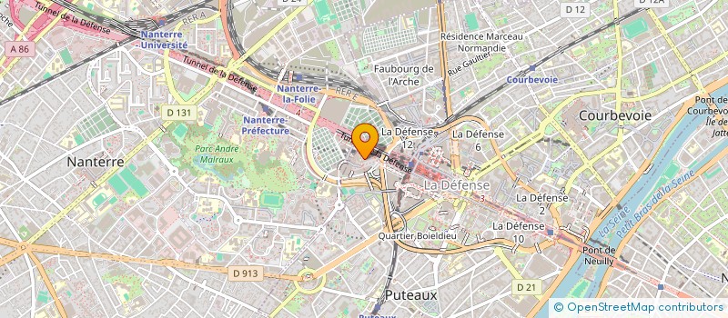 localisation de l'entreprise QUANTEXA FRANCE SAS  PUTEAUX