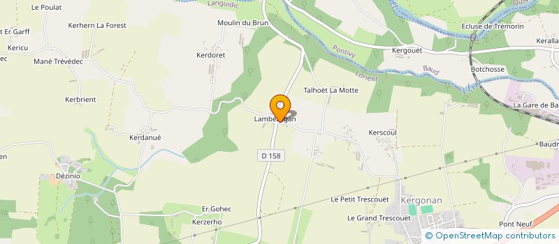 localisation de l'entreprise QUANTHOM IPT à LANGUIDIC