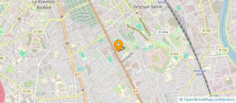 localisation de l'entreprise QUANTHRONEX  IVRY-SUR-SEINE