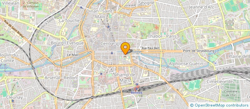 localisation de l'entreprise QUANTIC à RENNES