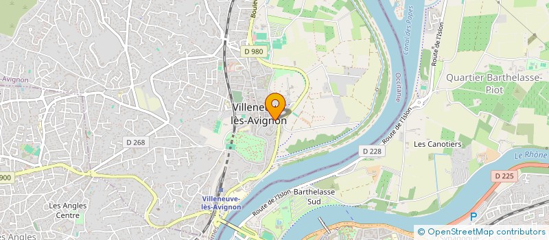 localisation de l'entreprise QUANTIC CUISINE à VILLENEUVE-LES-AVIGNON