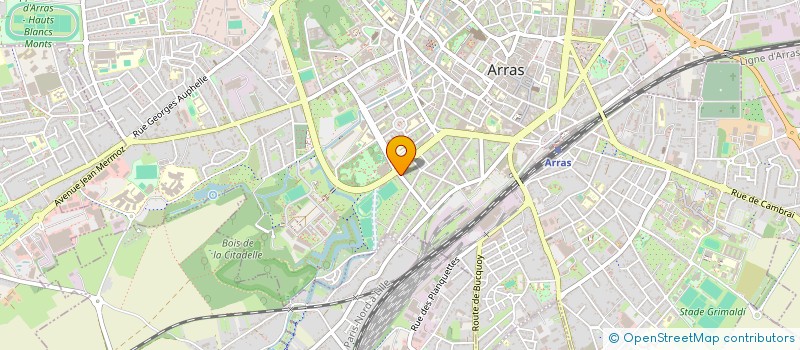 localisation de l'entreprise QUANTIEME à ARRAS