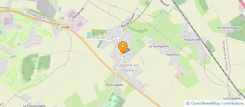 localisation de l'entreprise QUANTIHEALTH à CAPPELLE-EN-PEVELE