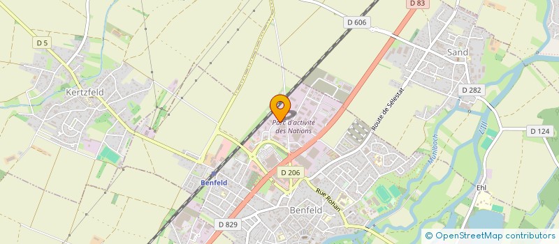 localisation de l'entreprise QUANTIMAT à BENFELD