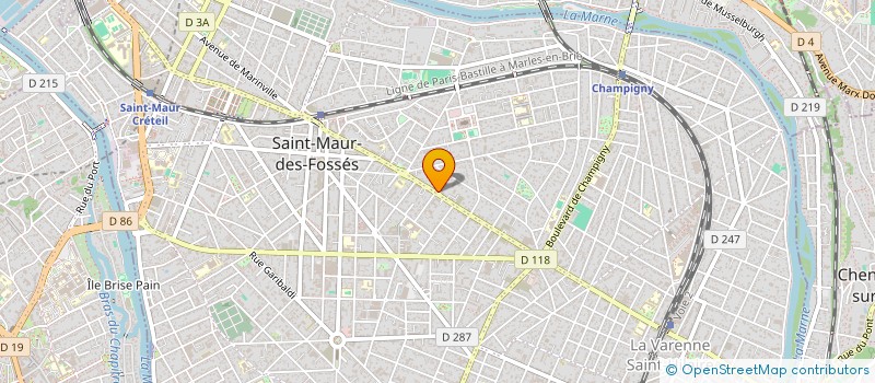 localisation de l'entreprise QUANTIN & LACOUR à SAINT-MAUR-DES-FOSSES