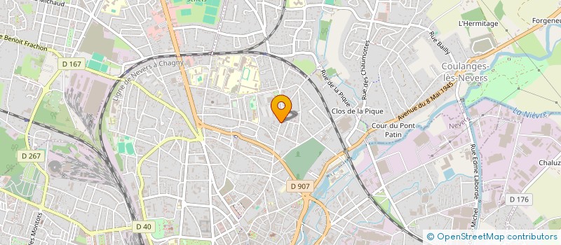 localisation de l'entreprise QUANTIQUE à NEVERS