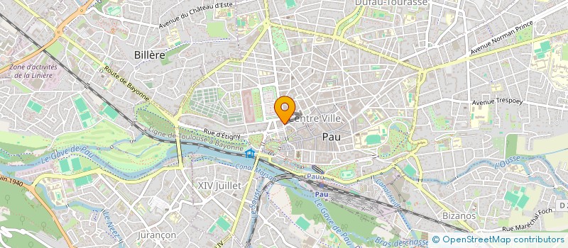 localisation de l'entreprise QUANTIUM INVEST à PAU