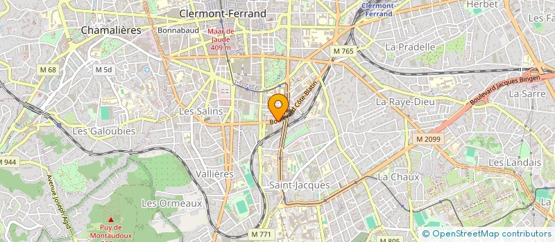 localisation de l'entreprise QUANTIX AGRO  CLERMONT-FERRAND