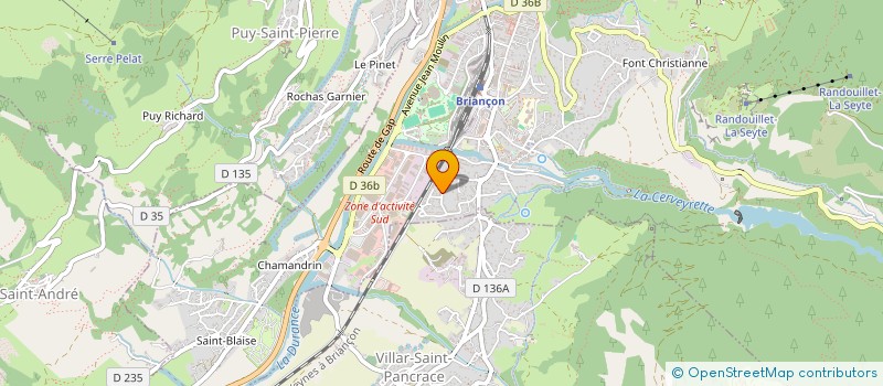 localisation de l'entreprise QUANTOR  BRIANCON