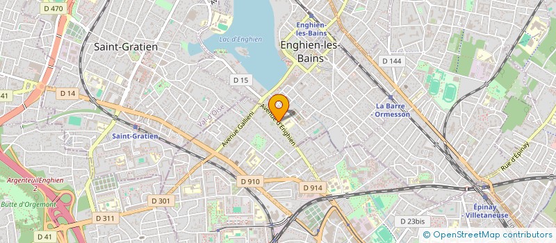 localisation de l'entreprise QUANTUM à ENGHIEN-LES-BAINS