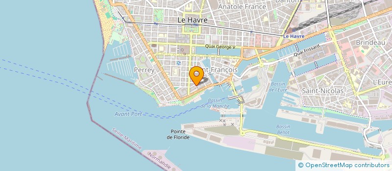 localisation de l'entreprise QUANTUM à LE HAVRE