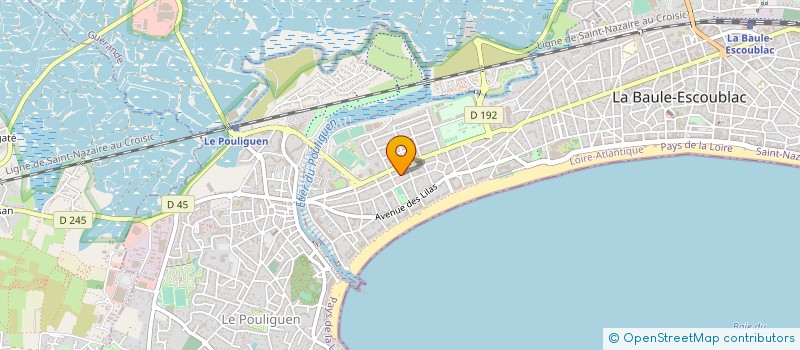 localisation de l'entreprise QUANTUM à LA BAULE-ESCOUBLAC