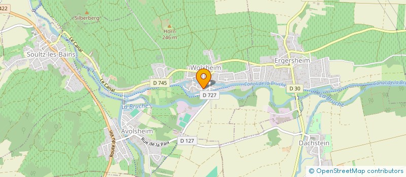 localisation de l'entreprise QUANTUM  WOLXHEIM