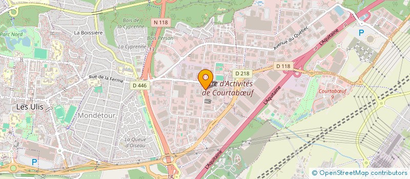 localisation de l'entreprise QUANTUM DESIGN SAS à LES ULIS