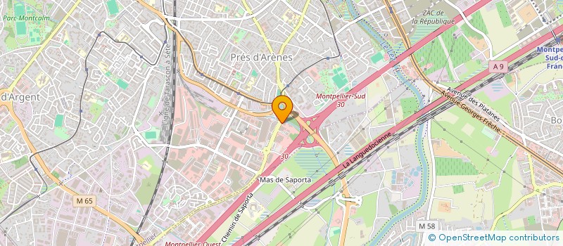 localisation de l'entreprise QUANTUM GESTION à MONTPELLIER