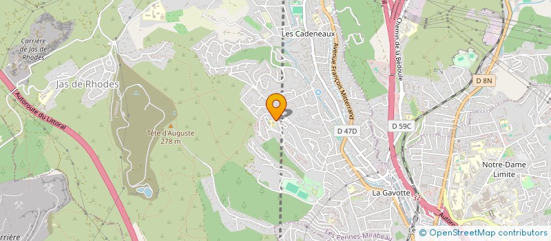localisation de l'entreprise QUANTUM PARTNERS à LES PENNES-MIRABEAU