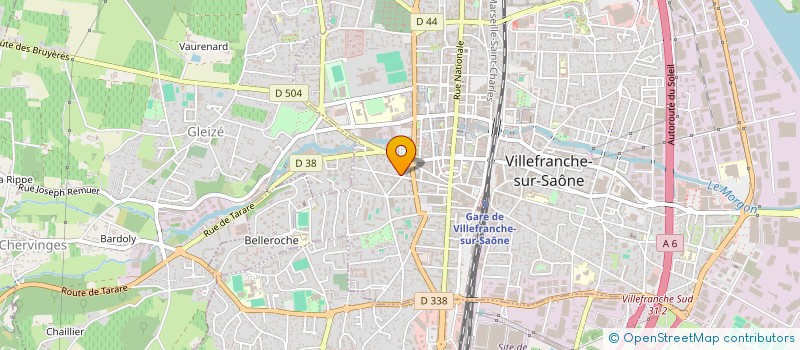 localisation de l'entreprise QUANTUM SANTE  VILLEFRANCHE-SUR-SAONE