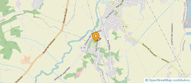 localisation de l'entreprise QUANTUMACY à LAGARDELLE-SUR-LEZE