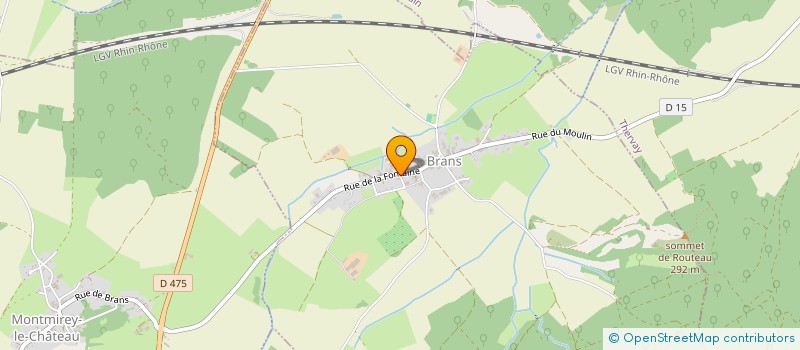 localisation de l'entreprise QUANTURI à BRANS