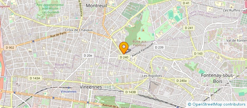 localisation de l'entreprise QUANTZ CONSULTING à MONTREUIL