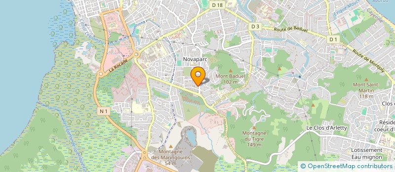 localisation de l'entreprise QUANXING  CAYENNE