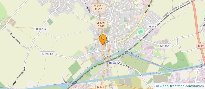 localisation de l'entreprise QUAPEE  LA BASSEE