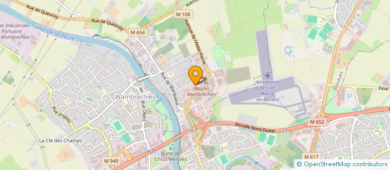 localisation de l'entreprise QUARADE à WAMBRECHIES
