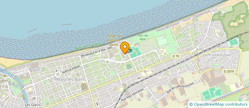 localisation de l'entreprise QUARANTE DEGRES à DUNKERQUE