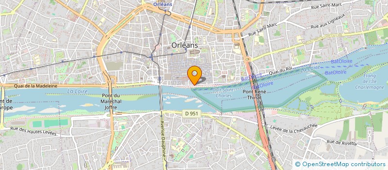 localisation de l'entreprise QUARANTE QUATRE à ORLEANS