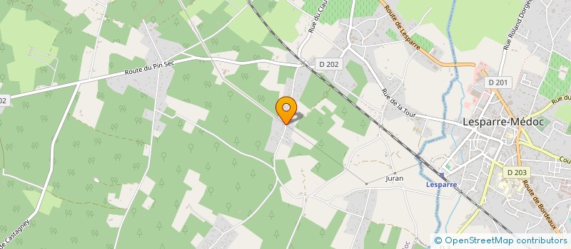 localisation de l'entreprise QUARANTE SEPT  GAILLAN-EN-MEDOC