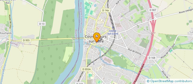 localisation de l'entreprise QUARANTE-SEPT DEUX à COSNE-COURS-SUR-LOIRE