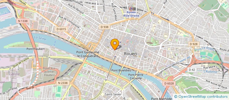 localisation de l'entreprise QUARANTE TROIS RUE DE LA REPUBLIQUE à ROUEN