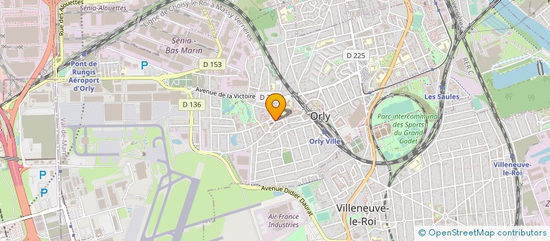 localisation de l'entreprise QUARE BATIMENT à ORLY