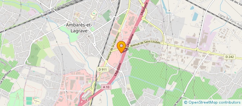 localisation de l'entreprise QUARESMA IMMO  AMBARES-ET-LAGRAVE