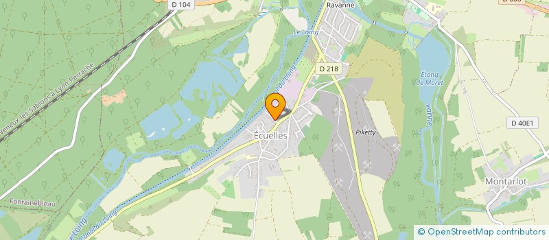 localisation de l'entreprise QUARETTI à MORET-LOING-ET-ORVANNE
