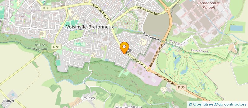 localisation de l'entreprise QUARISME à VOISINS-LE-BRETONNEUX