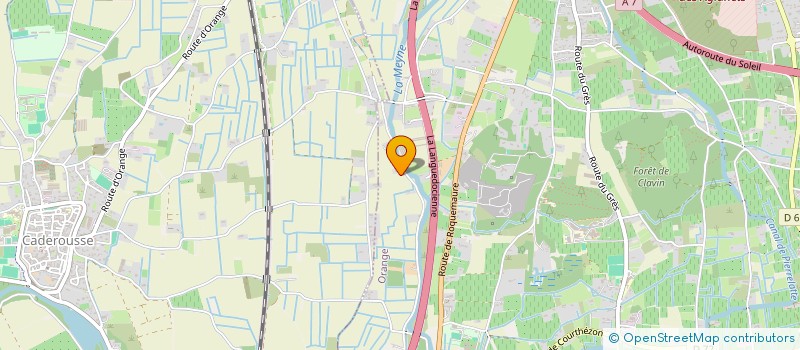 localisation de l'entreprise QUARIUM  ORANGE