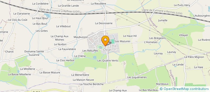localisation de l'entreprise QUARK BATIMENTS  CHATEAUGIRON